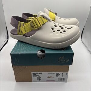 Chaco Chillos Clogs Moonbeam Women's Size 8 Slip-On Comfort Foam Sandals